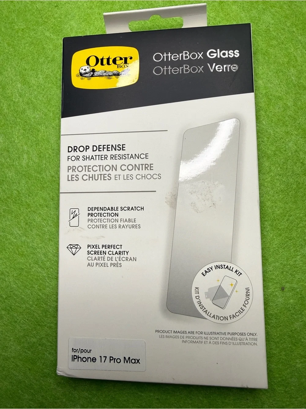 OtterBox Glass Screen Protector - Black & White Packaging